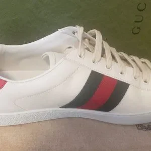 Gucci | Shoes | Authentic Mens Gucci X White Leather Freya